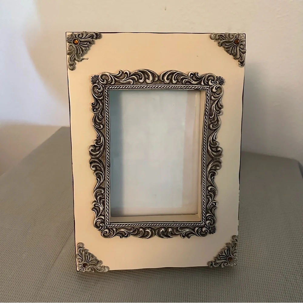 Picture Frame Nice Decorated Cream Color